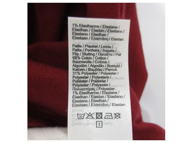 Autre Marque Lacoste Polo-Kleid Braun Bordeaux - Ansicht 12