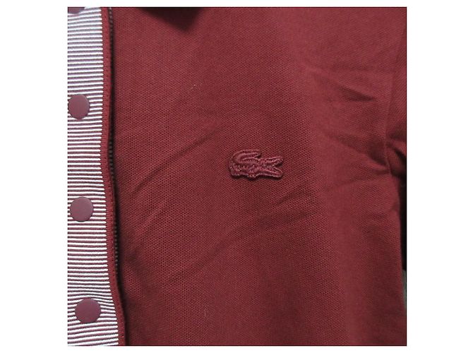 Autre Marque Lacoste Polo-Kleid Braun Bordeaux - Ansicht 5