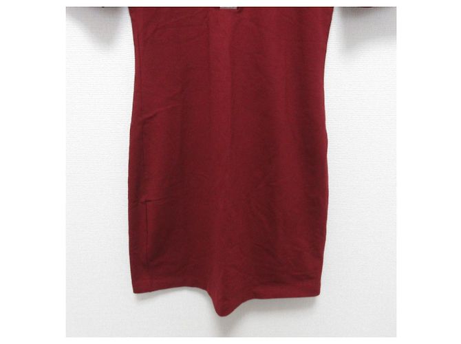 Autre Marque Lacoste Polo-Kleid Braun Bordeaux - Ansicht 6