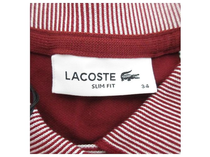 Autre Marque Lacoste Polo-Kleid Braun Bordeaux - Ansicht 8