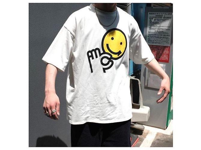 Autre Marque Camiseta Acy SMILEy TEE de algodón y poliuretano Blanco - vista 3