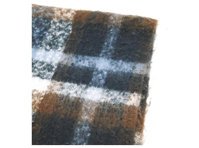 Autre Marque Sciarpa a quadri con frange URBAN RESEARCH Marrone Blu - vista 5