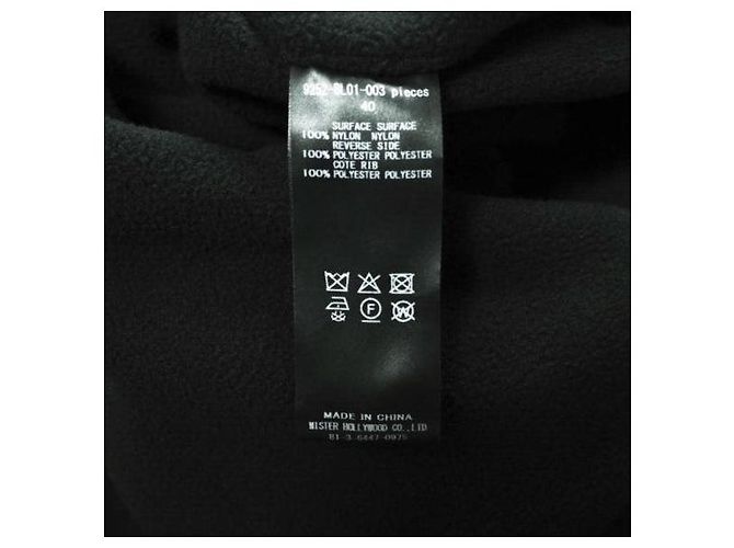 Autre Marque N.HOOLYWOOD TEST PRODUCT EXCHANGE SERVICE x WILDTHINGS Sobrecamisa reversible de nylon Negro - vista 14