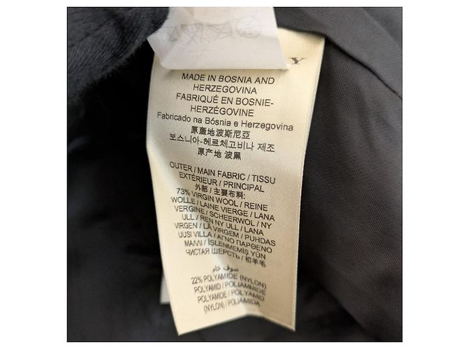 Abrigo de lana Burberry Brit Negro - vista 13