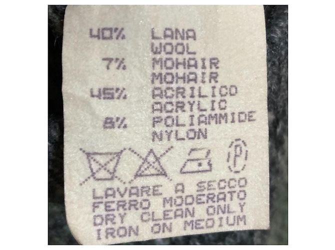 Autre Marque Cárdigan de punto de lana Herno Verde - vista 7