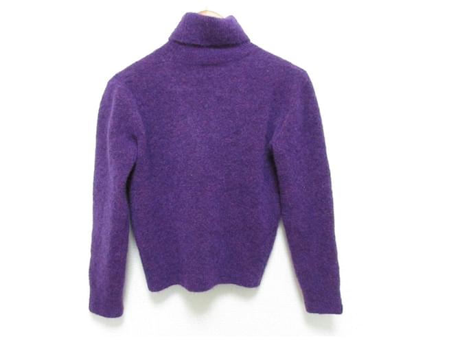 Autre Marque Suéter de cuello alto de mohair Dsquared2 Púrpura - vista 2