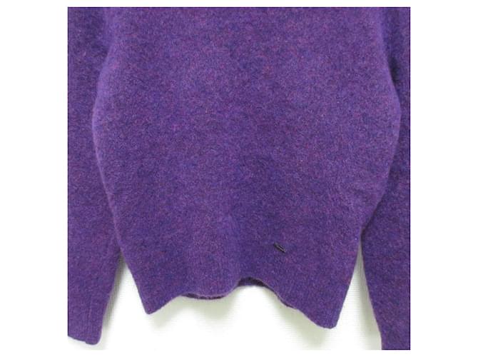 Autre Marque Suéter de cuello alto de mohair Dsquared2 Púrpura - vista 5