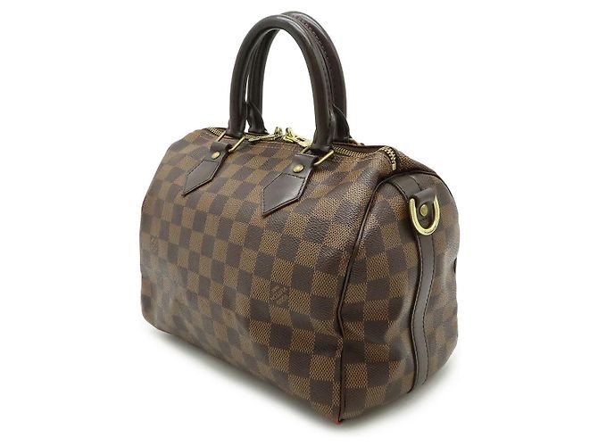 Borsa 2way Louis Vuitton Speedy Bandouliere Damier Marrone - vista 2