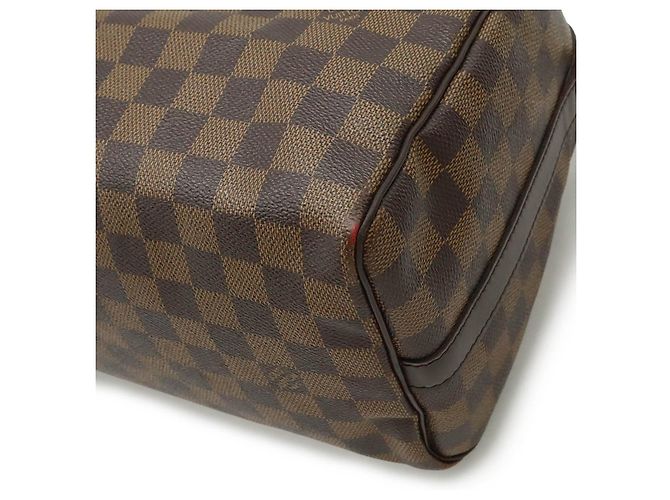 Borsa 2way Louis Vuitton Speedy Bandouliere Damier Marrone - vista 3