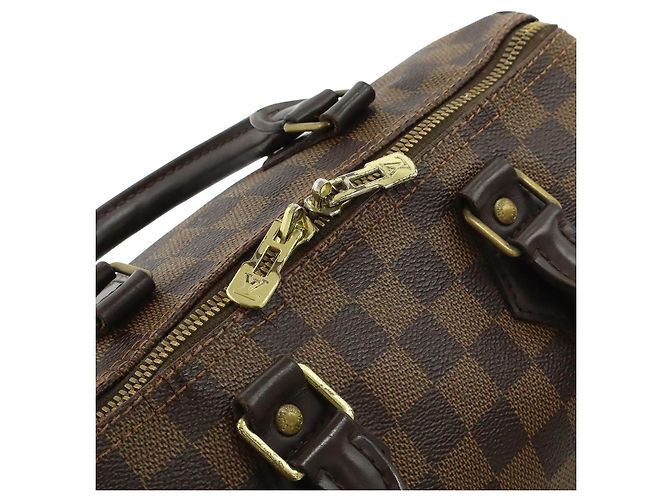 Borsa 2way Louis Vuitton Speedy Bandouliere Damier Marrone - vista 5