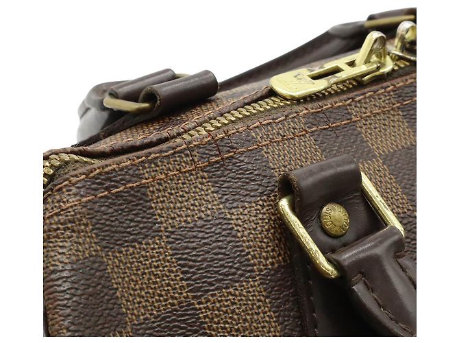 Borsa 2way Louis Vuitton Speedy Bandouliere Damier Marrone - vista 9