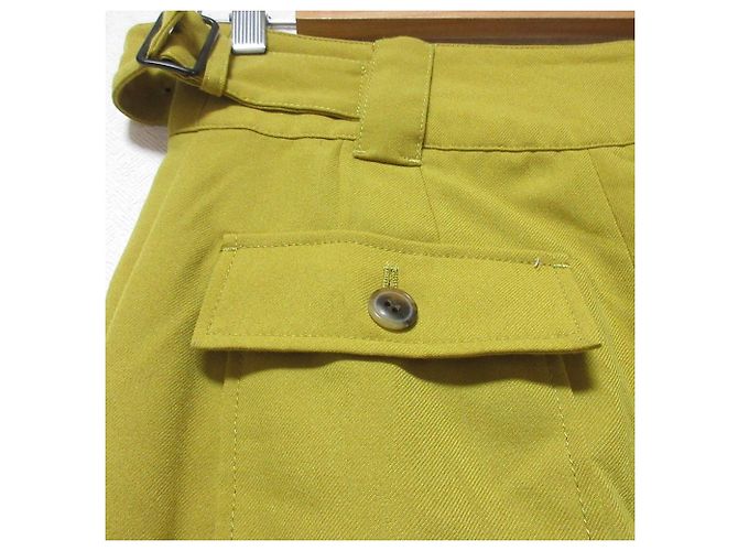 Autre Marque RITO Wide Pants mit Seitengürtel Gelb - Ansicht 3