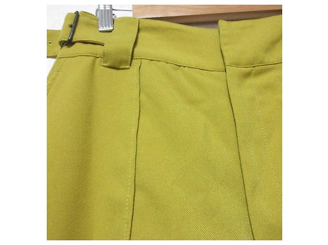 Autre Marque RITO Wide Pants mit Seitengürtel Gelb - Ansicht 4