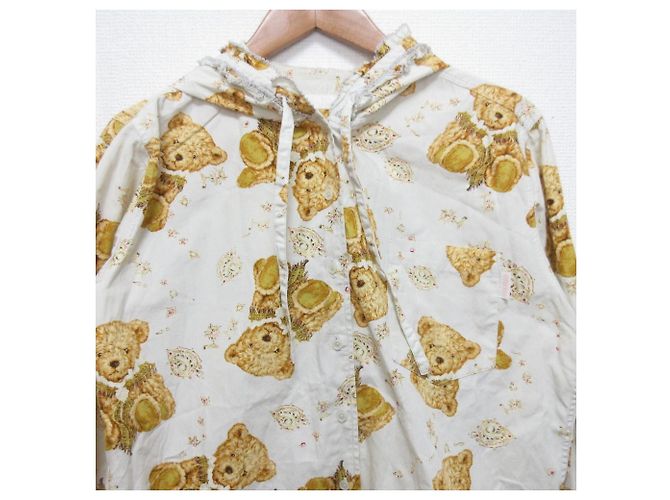 Autre Marque Teddy Bear Kapuzenpullover mit Rüschen PINK HOUSE Beige - Ansicht 3