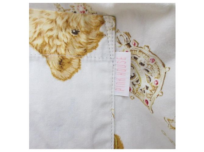 Autre Marque Teddy Bear Kapuzenpullover mit Rüschen PINK HOUSE Beige - Ansicht 7