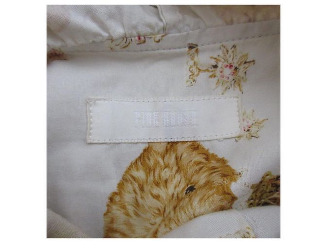 Autre Marque Teddy Bear Kapuzenpullover mit Rüschen PINK HOUSE Beige - Ansicht 8
