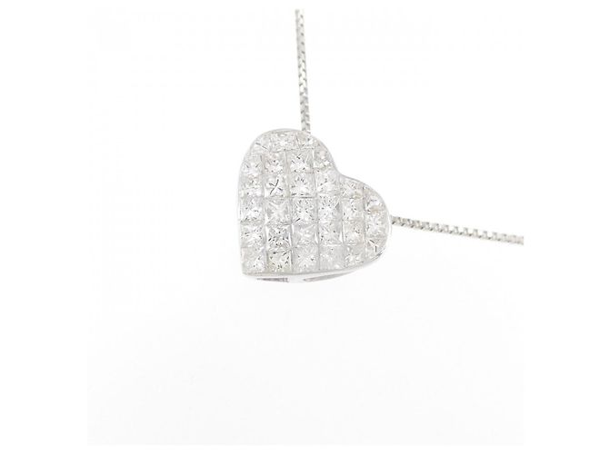 Autre Marque Collana in oro bianco Au750 e diamanti Argento - vista 3