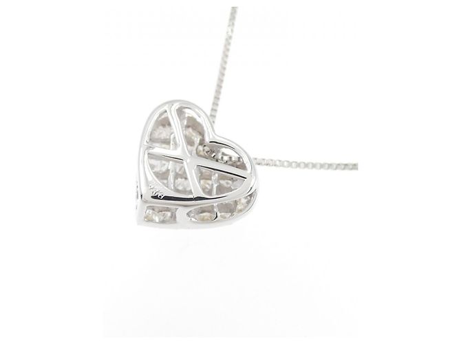 Autre Marque Collana in oro bianco Au750 e diamanti Argento - vista 4