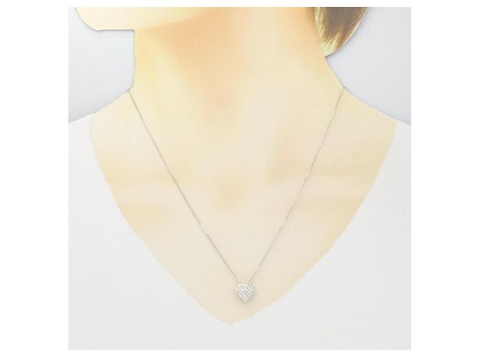 Autre Marque Collana in oro bianco Au750 e diamanti Argento - vista 6