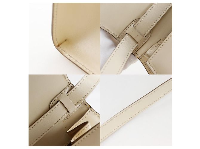Céline Borsa a 2 vie in pelle di vitello Celine Bianco - vista 15