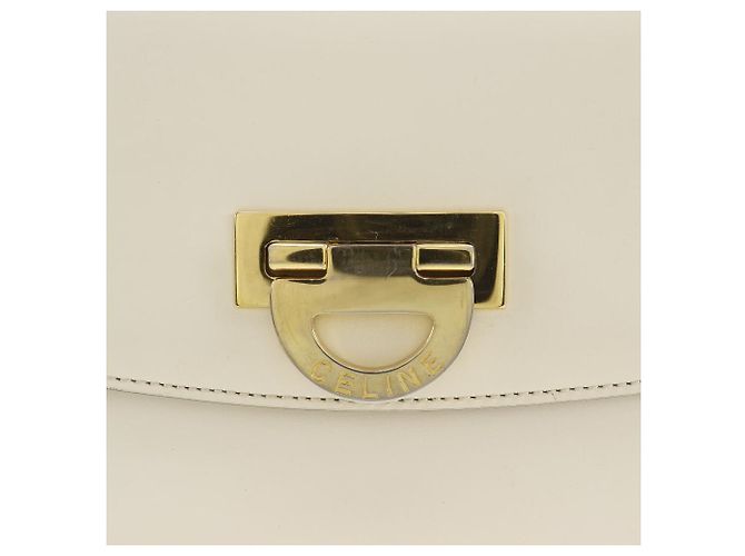 Céline Borsa a 2 vie in pelle di vitello Celine Bianco - vista 18