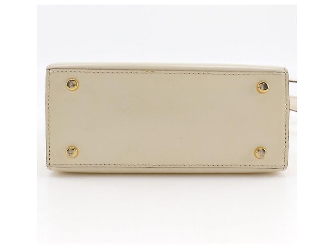 Céline Borsa a 2 vie in pelle di vitello Celine Bianco - vista 20