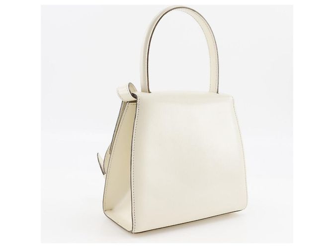 Céline Borsa a 2 vie in pelle di vitello Celine Bianco - vista 4