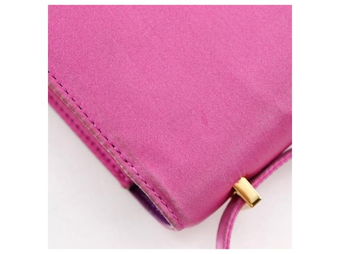 Hermès Borsa a tracolla in seta Hermes ConstanceMini18 Rosa Gold hardware - vista 8