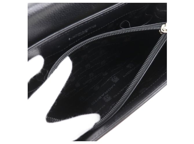 Autre Marque Borsa Tote 2way in tela e vitello MORABITO Nero Grigio - vista 7