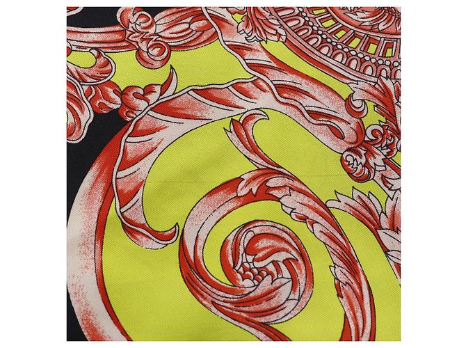 Top sin mangas de seda Medusa de Versace Negro Multicolor - vista 5
