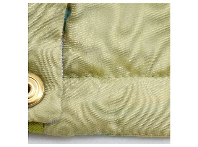 Prenda de exterior de seda acolchada Salvatore Ferragamo Amarillo - vista 12