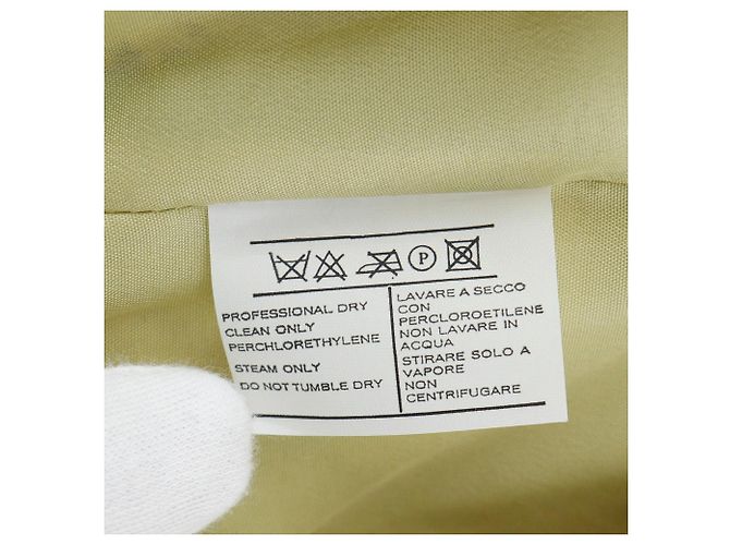 Prenda de exterior de seda acolchada Salvatore Ferragamo Amarillo - vista 17