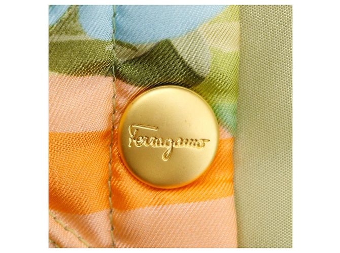 Prenda de exterior de seda acolchada Salvatore Ferragamo Amarillo - vista 5