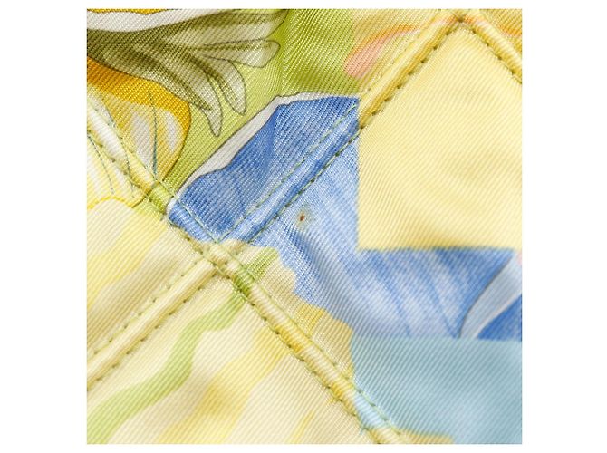 Prenda de exterior de seda acolchada Salvatore Ferragamo Amarillo - vista 6