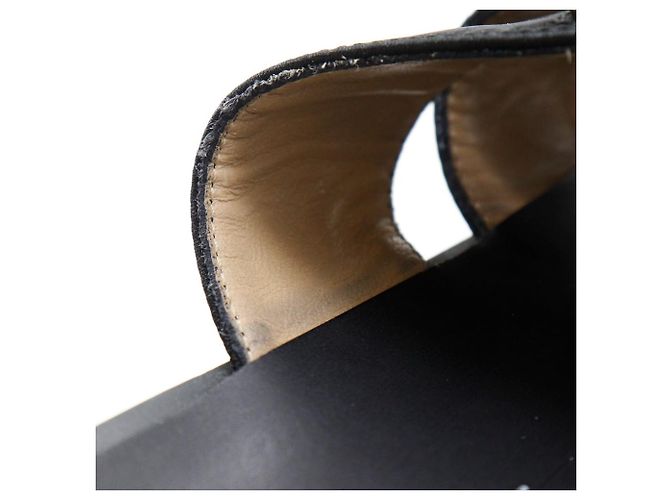 Mule in raso Salvatore Ferragamo Nero - vista 9