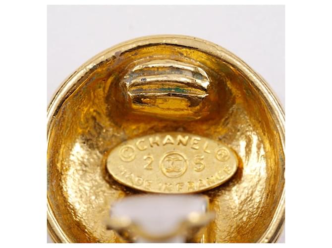 Orecchini Chanel Coco Mark Matelasse D'oro - vista 10