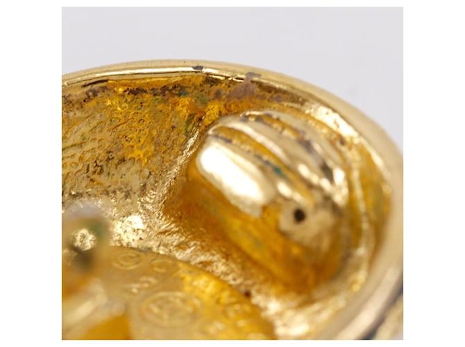 Orecchini Chanel Coco Mark Matelasse D'oro - vista 12