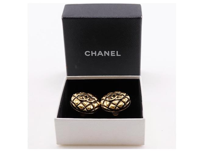 Orecchini Chanel Coco Mark Matelasse D'oro - vista 16