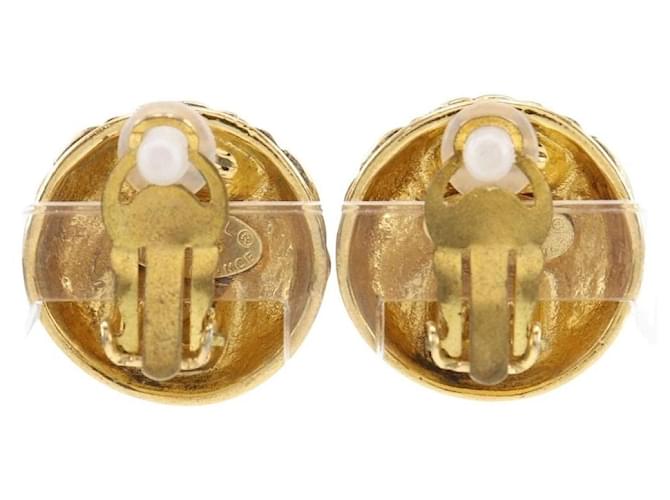 Orecchini Chanel Coco Mark Matelasse D'oro - vista 3