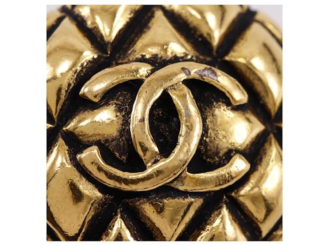 Orecchini Chanel Coco Mark Matelasse D'oro - vista 6