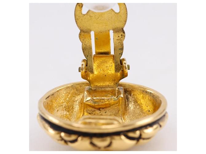 Orecchini Chanel Coco Mark Matelasse D'oro - vista 7
