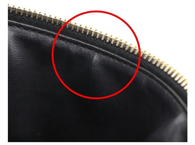 Pochette Chanel Vanity in Caviar Nero - vista 8