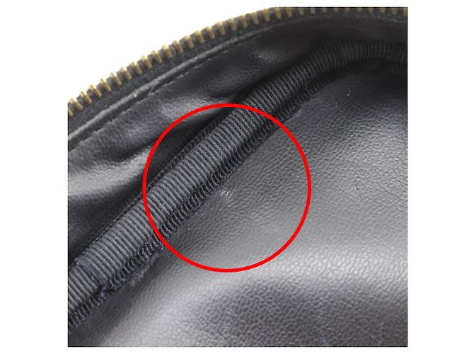 Pochette Chanel Vanity in Caviar Nero - vista 9