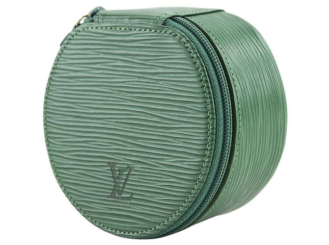 Louis Vuitton Ecrin Bijoux 12 en piel Epi Verde - vista 2