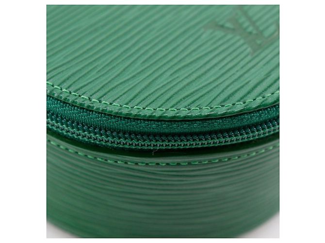 Louis Vuitton Ecrin Bijoux 12 en piel Epi Verde - vista 4