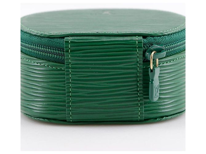 Louis Vuitton Ecrin Bijoux 12 en piel Epi Verde - vista 7