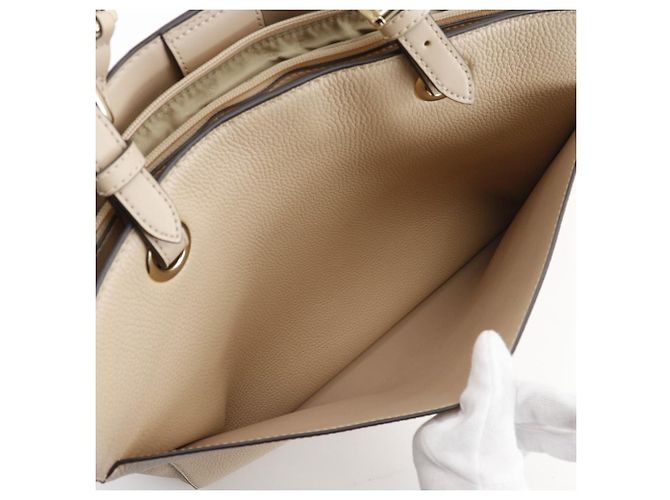 Michael Kors Leder 2way Tote Bag Beige - Ansicht 10