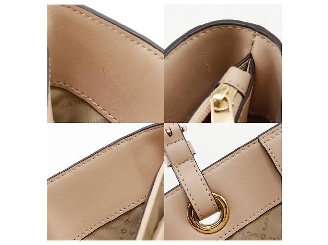 Michael Kors Leder 2way Tote Bag Beige - Ansicht 15