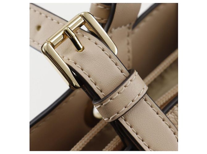 Michael Kors Leder 2way Tote Bag Beige - Ansicht 16