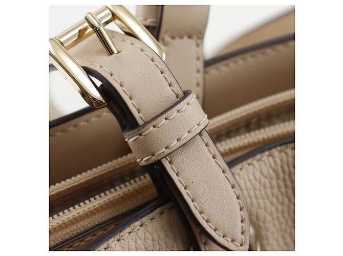 Michael Kors Leder 2way Tote Bag Beige - Ansicht 17